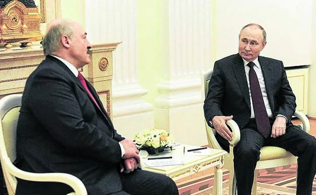 Putin y Lukashenko, juntos otra vez