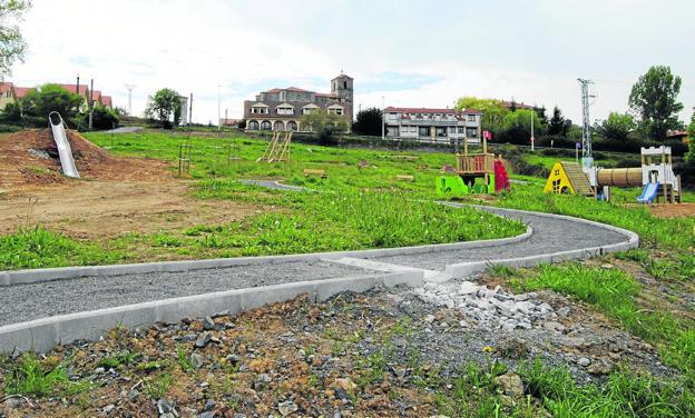 El futuro parque rural de Meruelo va tomando forma para estar listo este verano