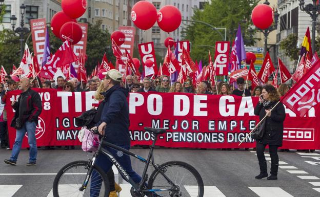 CCOO y UGT vuelven a la calle el Primero de Mayo con una concentración en Santander