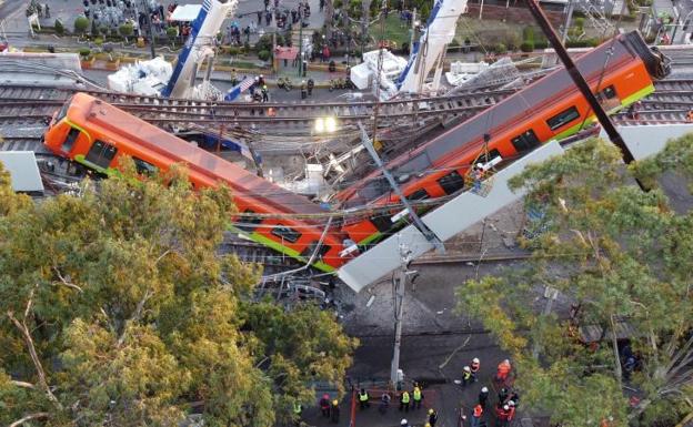 La Fiscalía investiga por homicidio el accidente en el metro de México