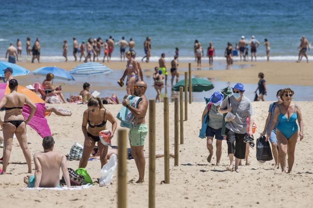 Las playas de Cantabria repetirán este verano las medidas anticovid