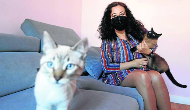 Carmen Ealo de Sá: «Los gatos han hecho a mis hijas más responsables»