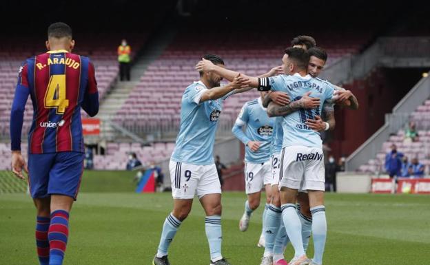 El Barça dimite ante el Celta