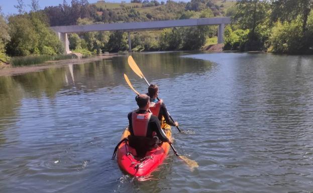 800 personas participarán en las rutas guiadas en canoa y paddle surf por el río Saja-Besaya