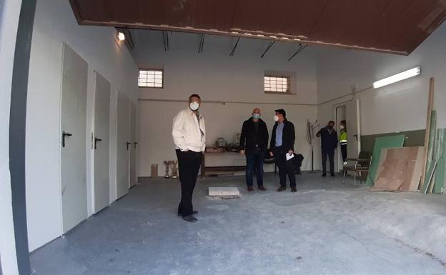 El antiguo matadero de Los Corrales habilitado para acoger a la Agrupación de Protección Civil