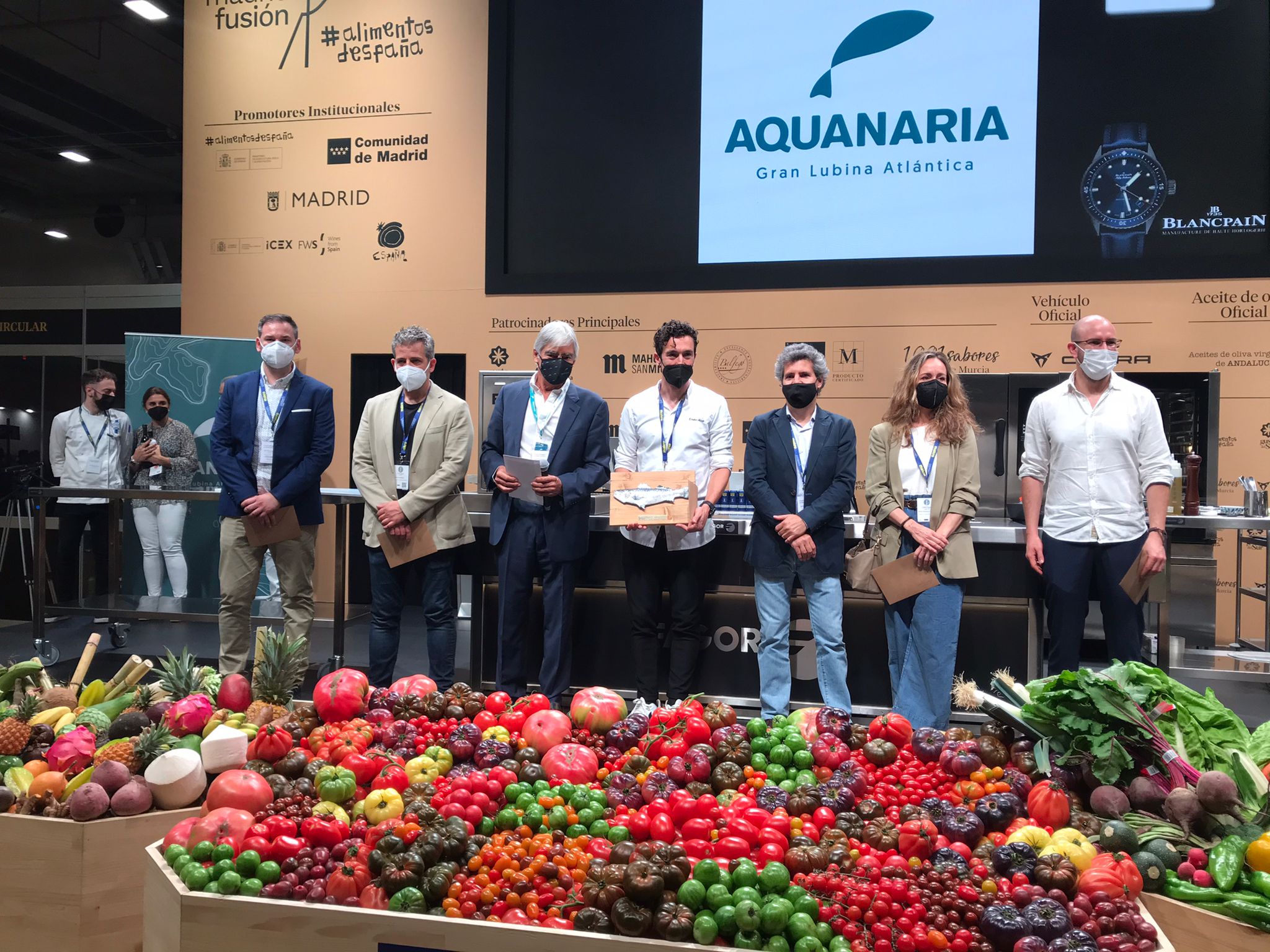 El restaurante Azurmendi, de Eneko Atxa, premio Aquanaria de Madrid Fusión