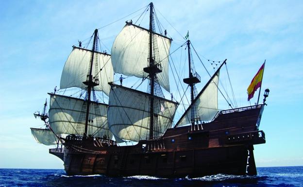 La réplica del Galeón Andalucía llega este sábado a Santander, donde podrá visitarse hasta el día 13