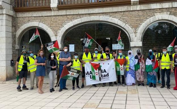 La Marcha por la Libertad del Pueblo Saharaui llega a Los Corrales