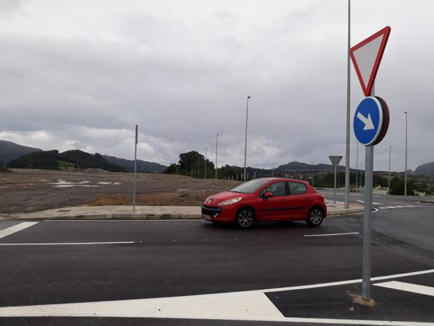 Las obras de ampliación del polígono de Vallegón, en Castro, llegan a su recta final