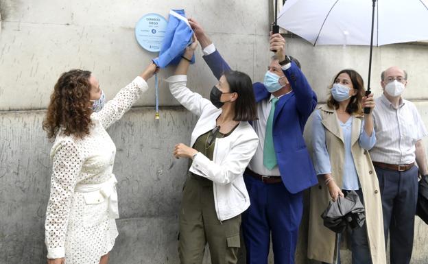 Santander dedica su quinta placa de la ruta de ilustres a Gerardo Diego, el poeta santanderino por excelencia