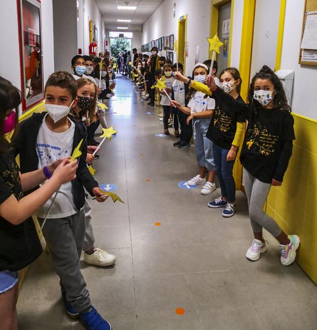 Todo el colegio se vuelca con Lucía