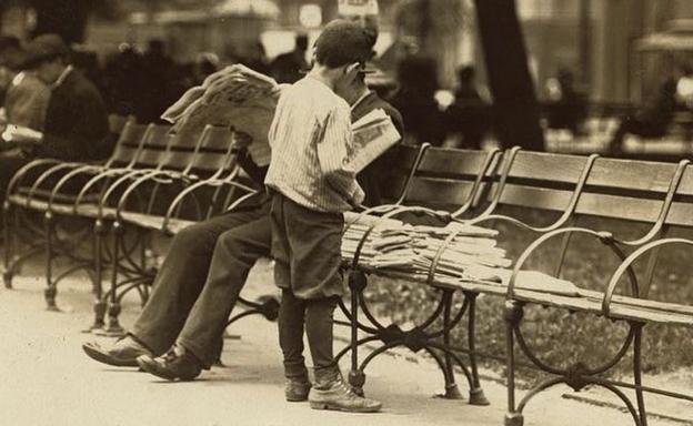 Aquellos tiempos de los niños vendedores de periódicos