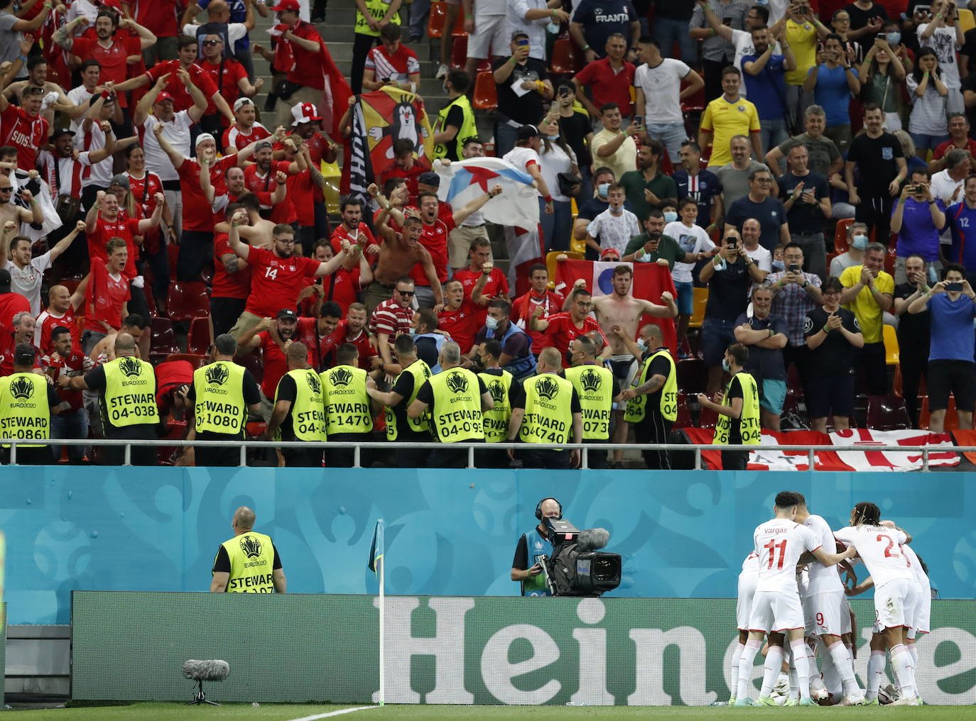 Francia-Suiza, en imágenes