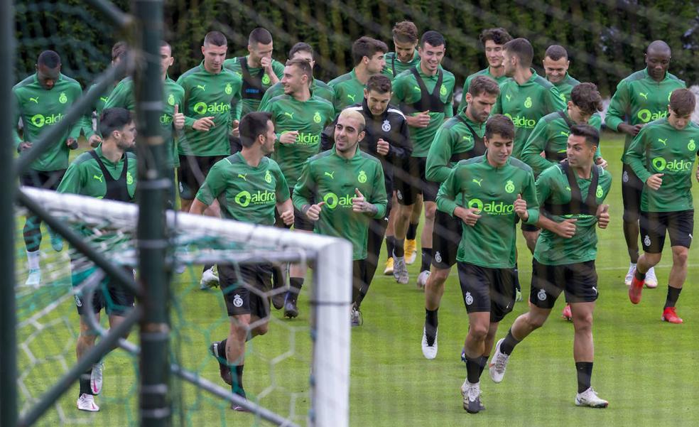 Primer entrenamiento del Racing con Romo