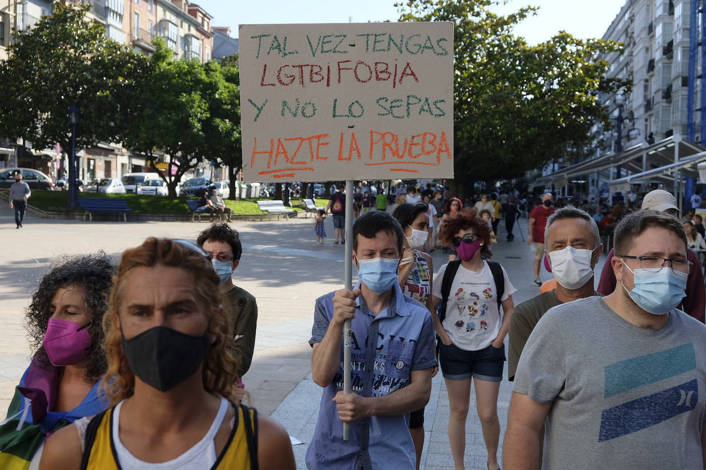 Manifestación por el asesinato de Samuel