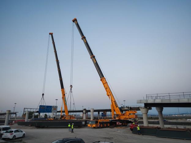 Comienzan los cortes nocturnos por las obras del nuevo acceso del Puerto