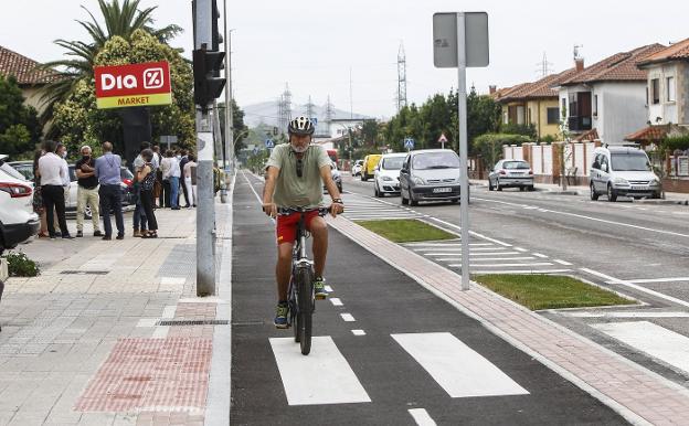 Obras Públicas une por medio de un carril bici Torrelavega con Puente San Miguel