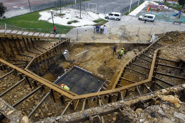 Las obras del ascensor de Nueva Ciudad finalizarán a principios del próximo año