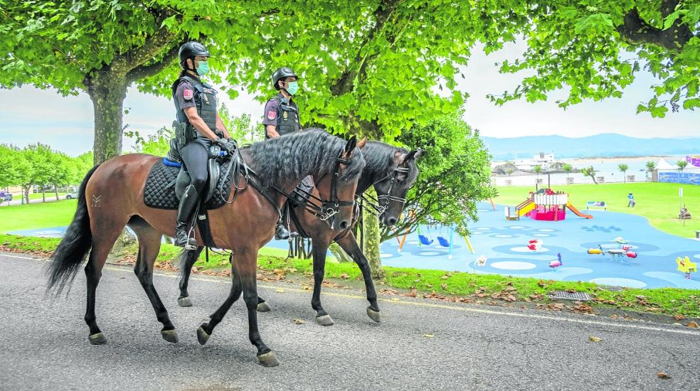 Seguridad ciudadana a caballo