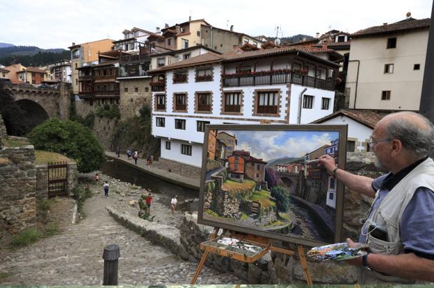 Besoy: «El paisaje de los Picos es difícil de llevar al óleo»