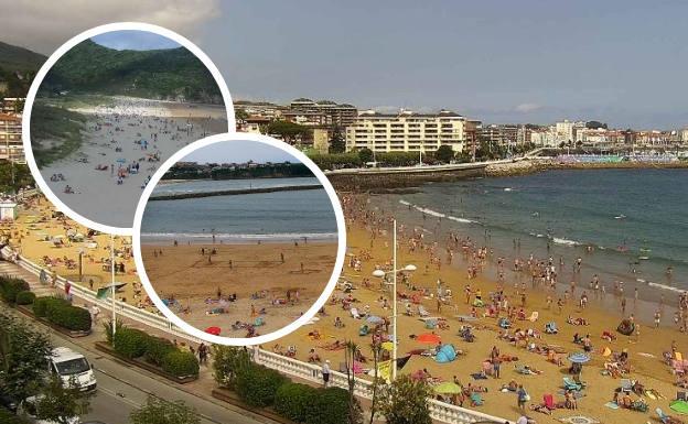 Día de verano con nubes en la costa y la ola de calor alcanza el sur de Cantabria