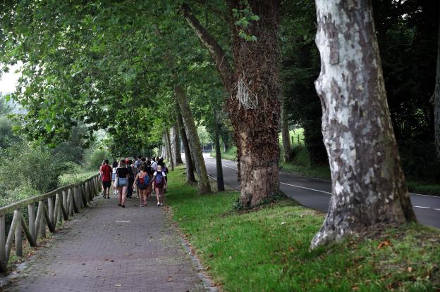 El paseo hacia La Rabia, una delicia natural