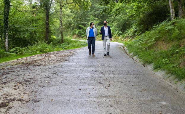 Arreglados en Ucieda un camino agrario y una pista forestal con una inversión de 60.000 euros