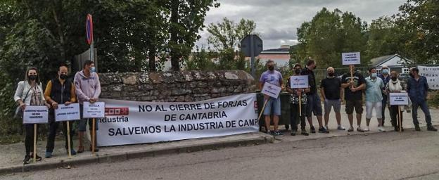 Forjas de Cantabria traslada su lucha a Santander y pide implicación al Gobierno