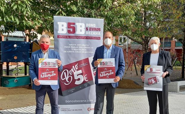 El nuevo bono local de Bezana pretende dinamizar 300.000 euros entre el pequeño comercio