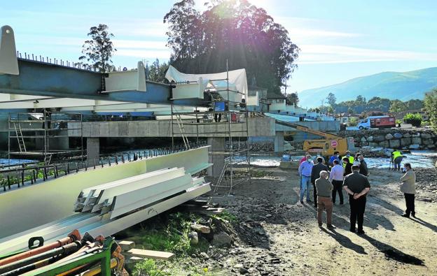 Las obras del puente de Virgen de la Peña finalizarán la próxima primavera