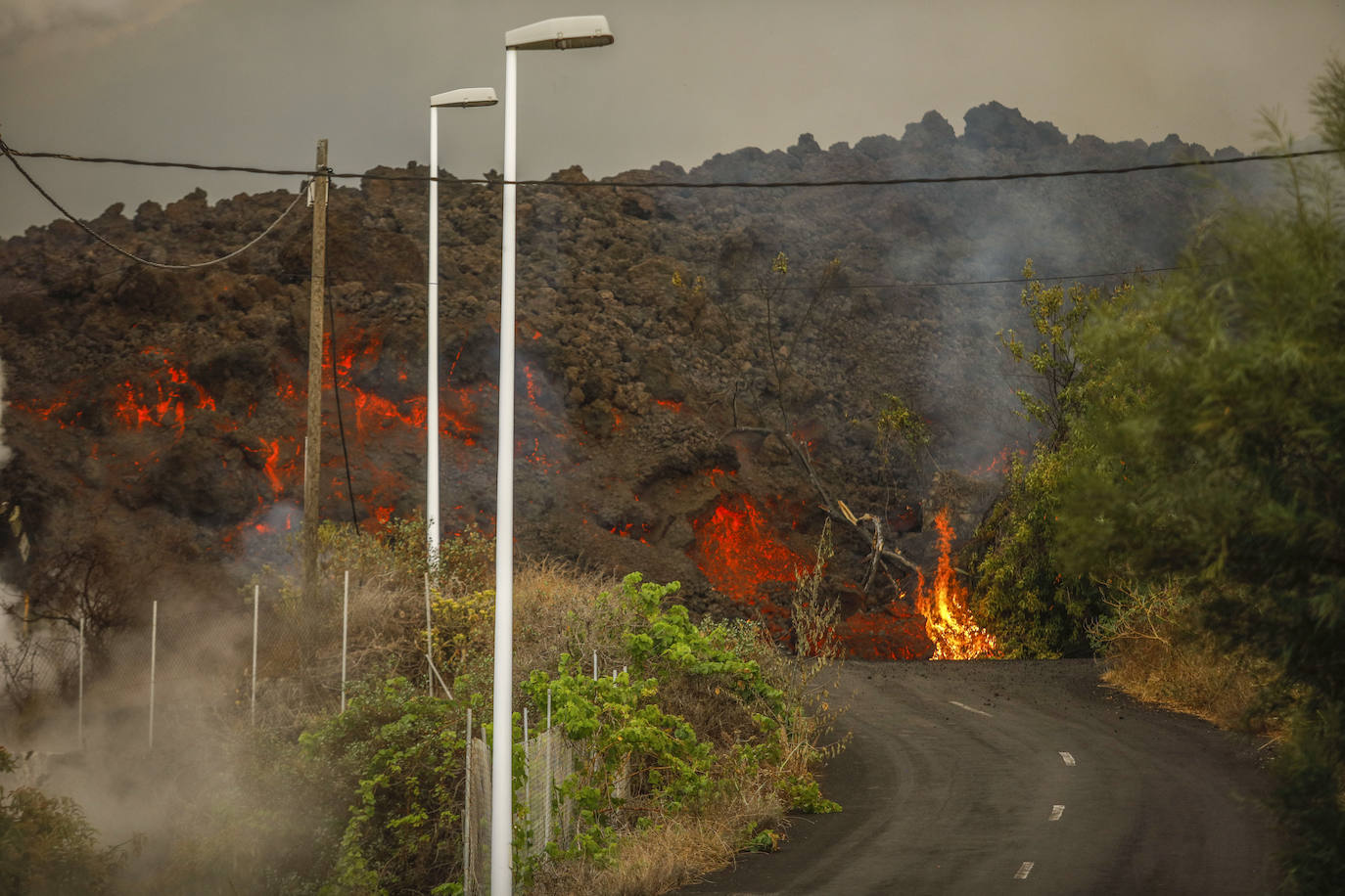 Las espectaculares imágenes de la erupción del volcán en La Palma