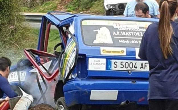 La velocidad y la mala suerte, causas del trágico accidente del Rally de Llanes