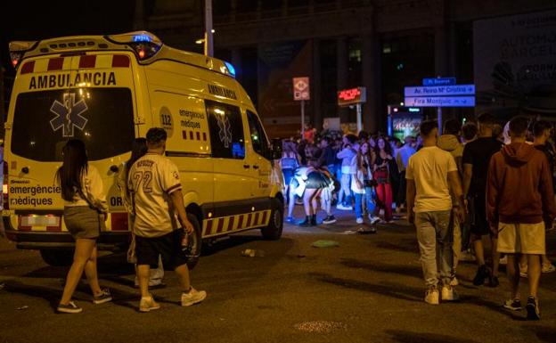 Graves altercados tras un segundo macrobotellón multitudinario en Barcelona