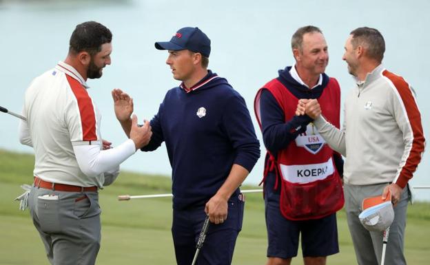 EE UU recupera el trono de la Ryder Cup