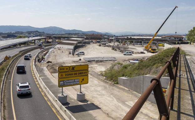 Las obras del acceso al Puerto de Raos cortarán el tráfico nocturno en la A-67 del 28 al 30