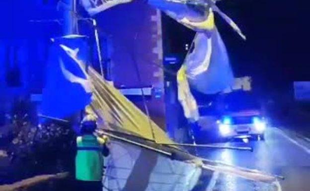 Casi un centenar de incidencias por el fuerte viento que ha azotado Cantabria
