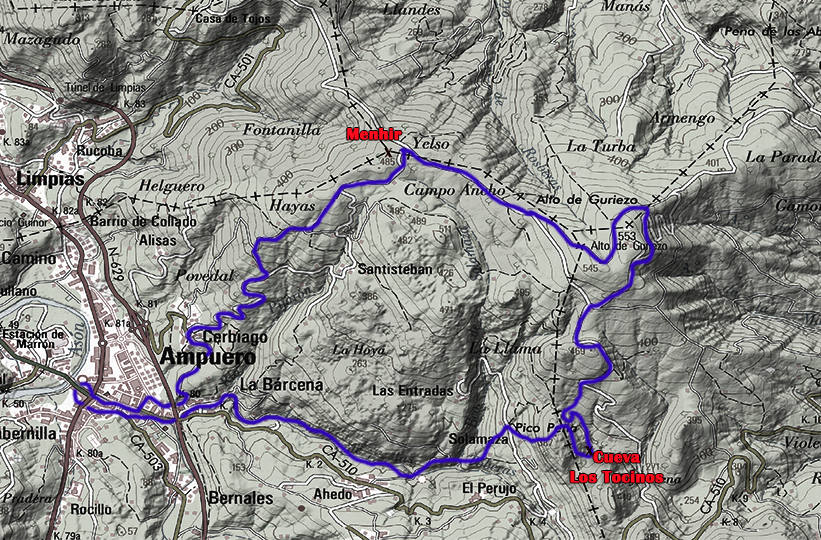 Ruta circular por las siete maravillas de Ampuero