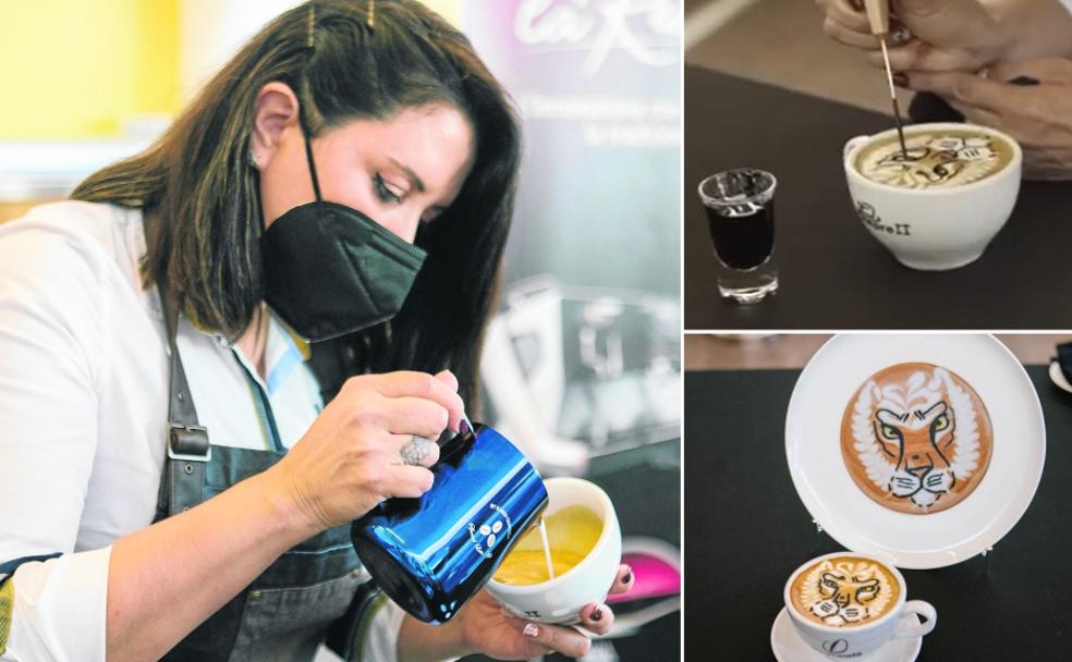 Karen Quiroga, reina del 'Latte Art'