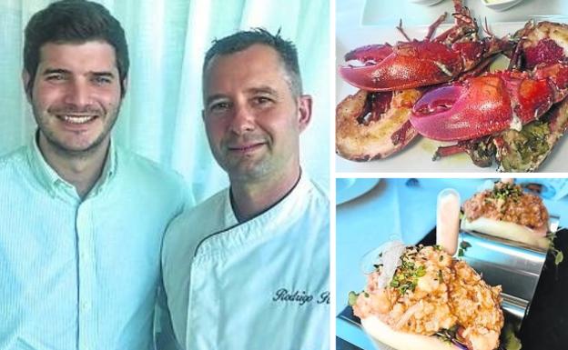 Dos joyas del mar en una exquisita degustación junto a la playa de Berria