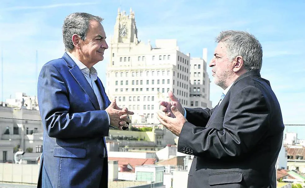 Zapatero y Eguiguren, protagonistas de la negociación con ETA