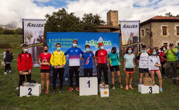 Marcos Villamuera y María Iraizoz ganan el IV Trail de Mogrovejo