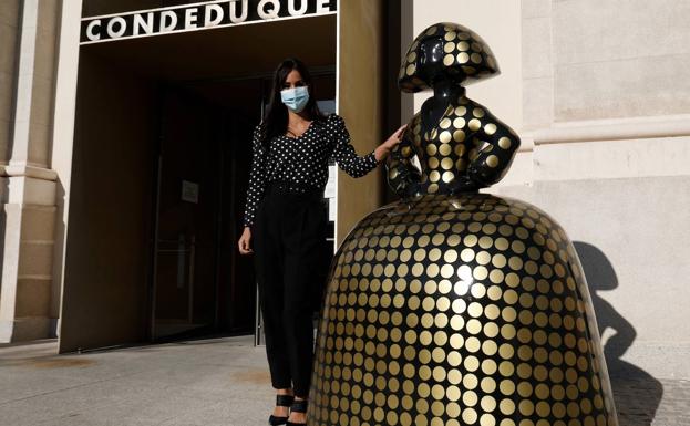 Las meninas vuelven a las calles de Madrid en solidaridad con La Palma