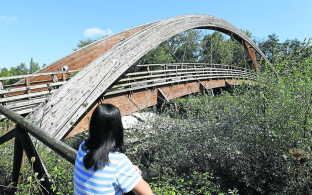 La pasarela entre Cabezón y Mazcuerras, lista a final de año