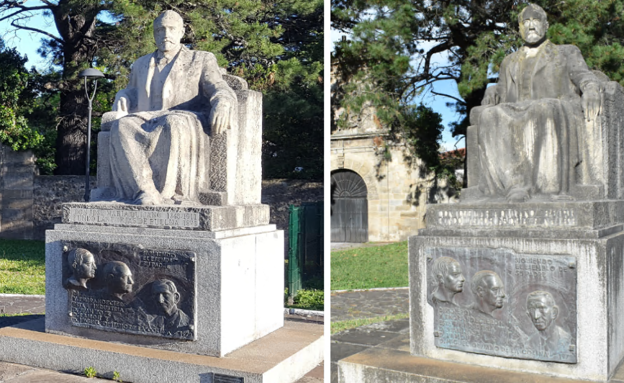 Preocupación por el deterioro de la estatua de José María Quijano en Los Corrales