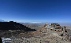 Así está la zona que albergó la estación de esquí de Chacaltaya