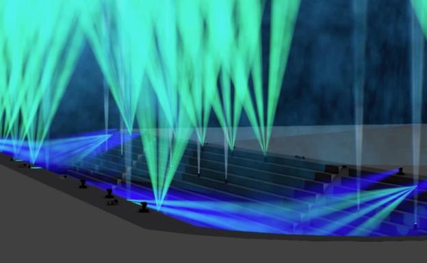 El dique de Gamazo acoge hoy el espectáculo de luz y sonido aplazado por la lluvia