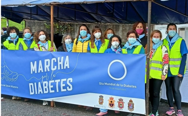 La marcha contra la diabetes de Reocín recupera ritmo tras el covid