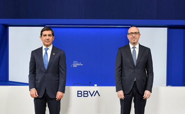 BBVA mejora su política de dividendos hasta el 50% del beneficio