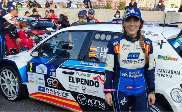 La cántabra Sara Fernández, campeona de Europa de copilotos