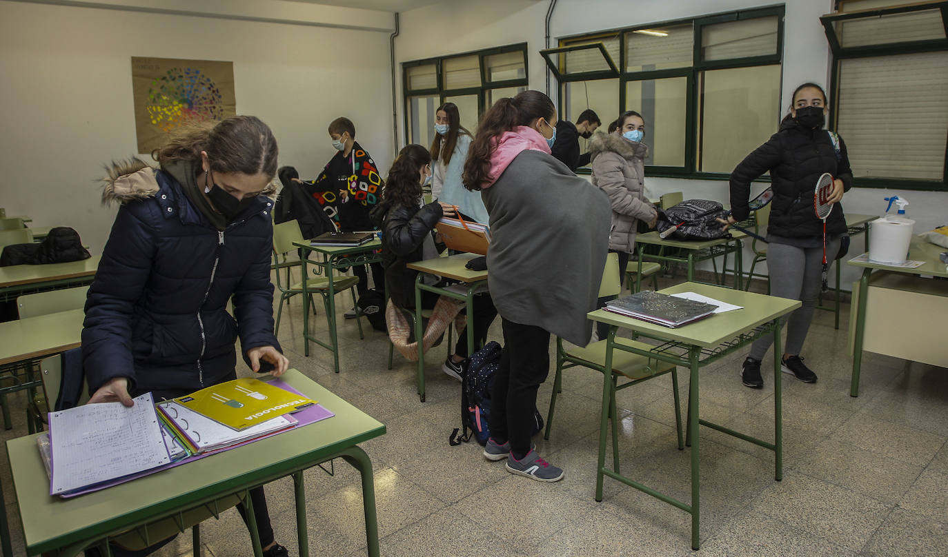 Sin calefacción y congelados en el IES Besaya